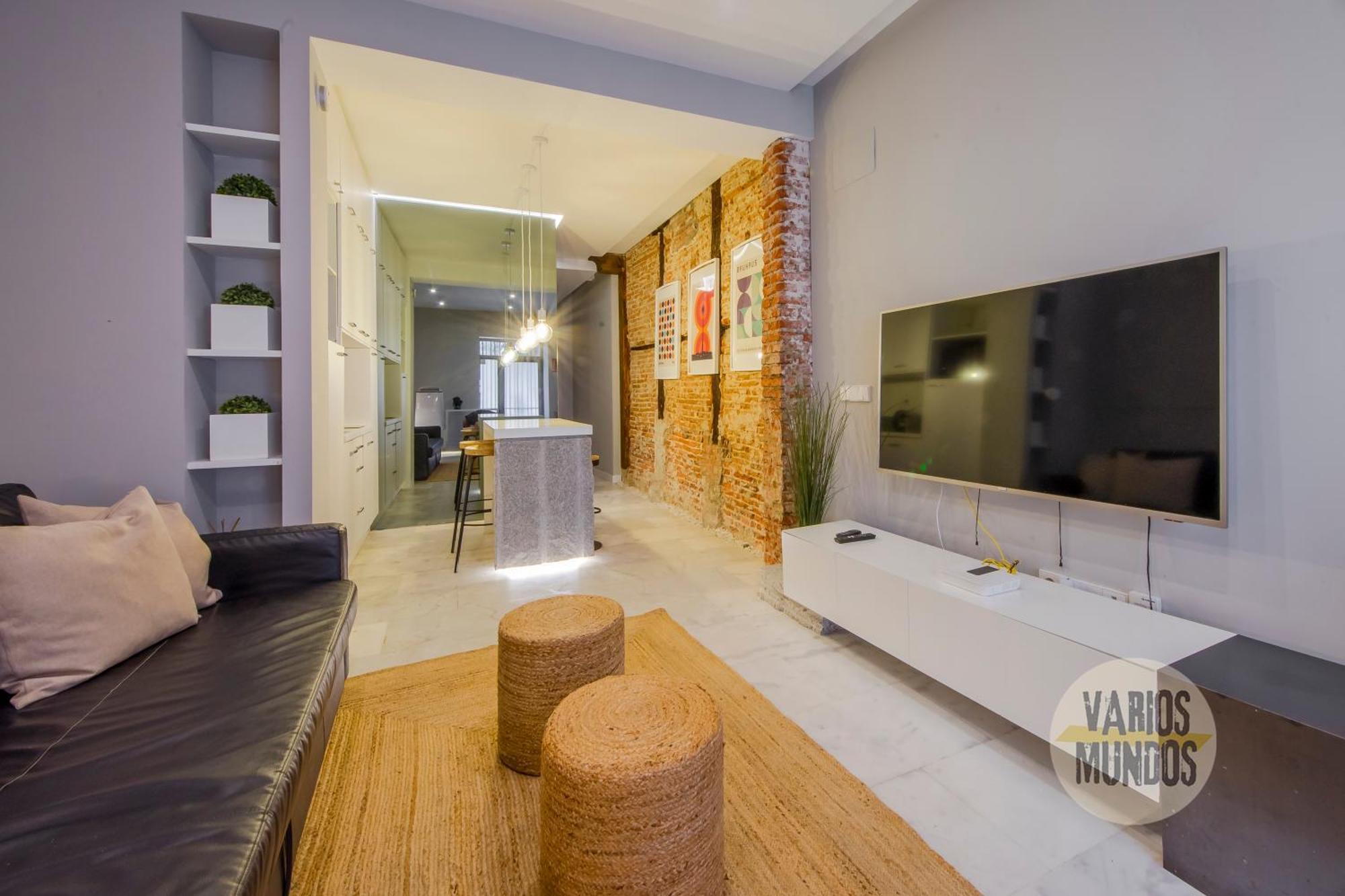 Cool Duplex Bajo Apt 7Pax Cerca De Tirso De Molina E2 Madryt Zewnętrze zdjęcie
